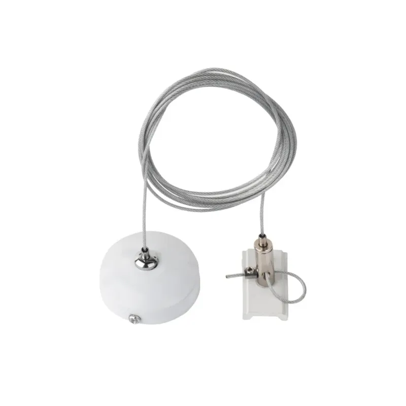 Wyjątkowa oferta Zestaw do zwieszania LV 2m do szyny typ A biały 895771 - LOONARI