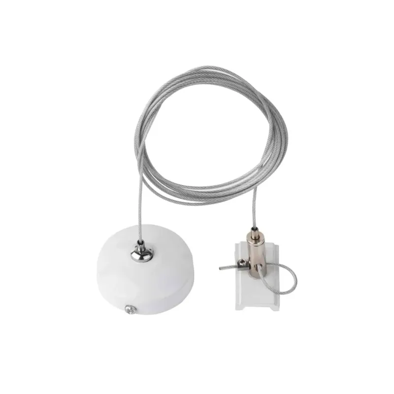 Popularny Azzardo Zestaw montażowy szynoprzewodu magnetycznego biały metalowy 2m AZ4694 z serii Magnetic