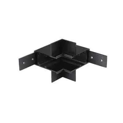 Okazja Azzardo Złącze ścienne magnetyczne czarne metalowe AZ4685 z serii Corner90