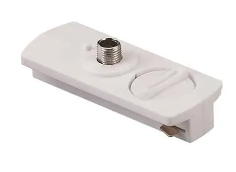 Darmowy zwrot Azzardo Adapter do szyn 1-fazowy biały metalowy AZ4748 z serii 1Line