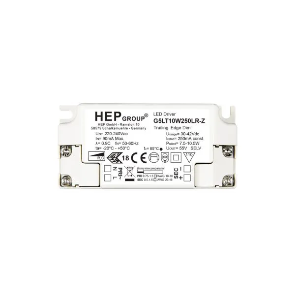 Zasilacz LED Driver CC 250mA 10.5W Phase Dim 6008087 - Astro Lighting Popularny