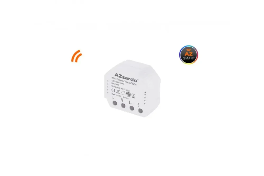 Azzardo Ściemniacz dopuszkowy WIFI biały kompaktowy AZ3218 z serii SMART Cena promocyjna