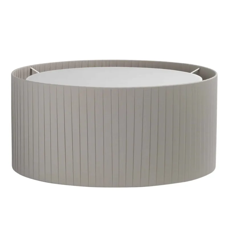 Darmowy zwrot Abażur do lampy beżowy DRUM 500 PLEATED 5016018 - Astro Lighting