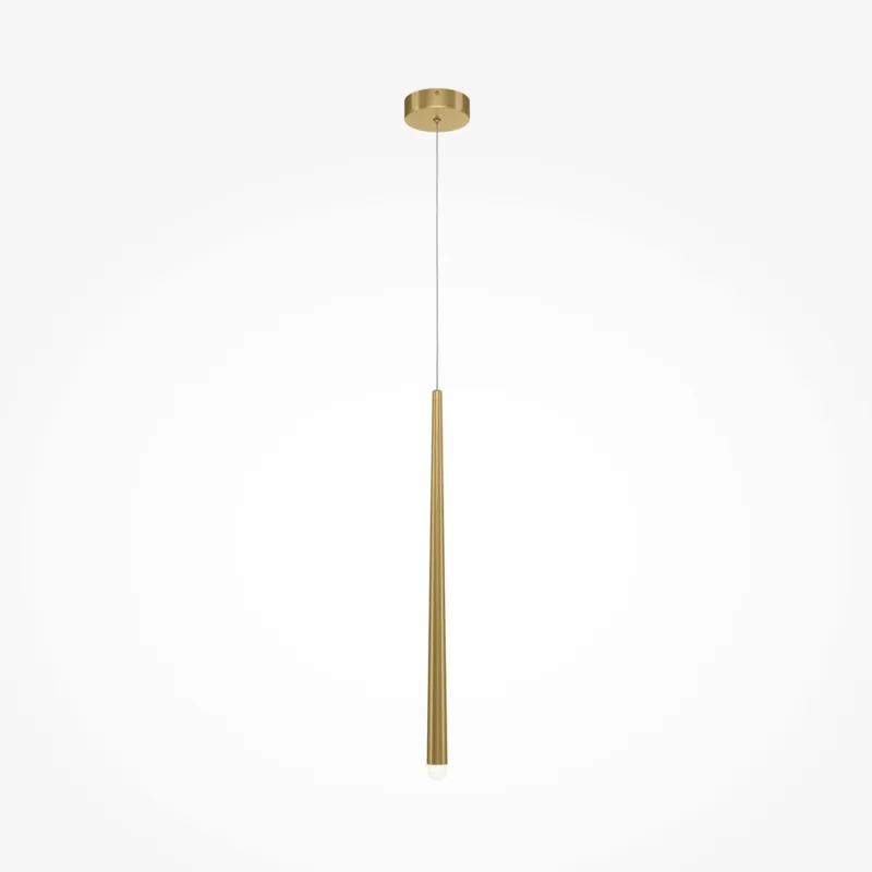 Lampa wisząca Cascade LED 3,5cm H88,8cm mosiężna Maytoni Rabat