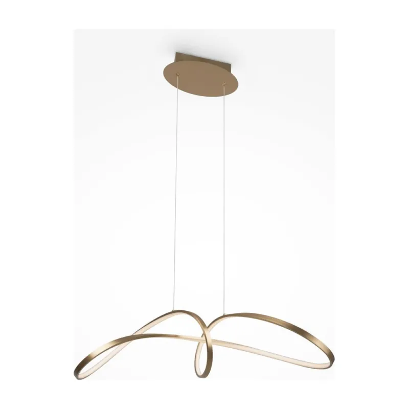Lampa wisząca nowoczesna Curve LED 92cm mosiężna Maytoni Hit cenowy