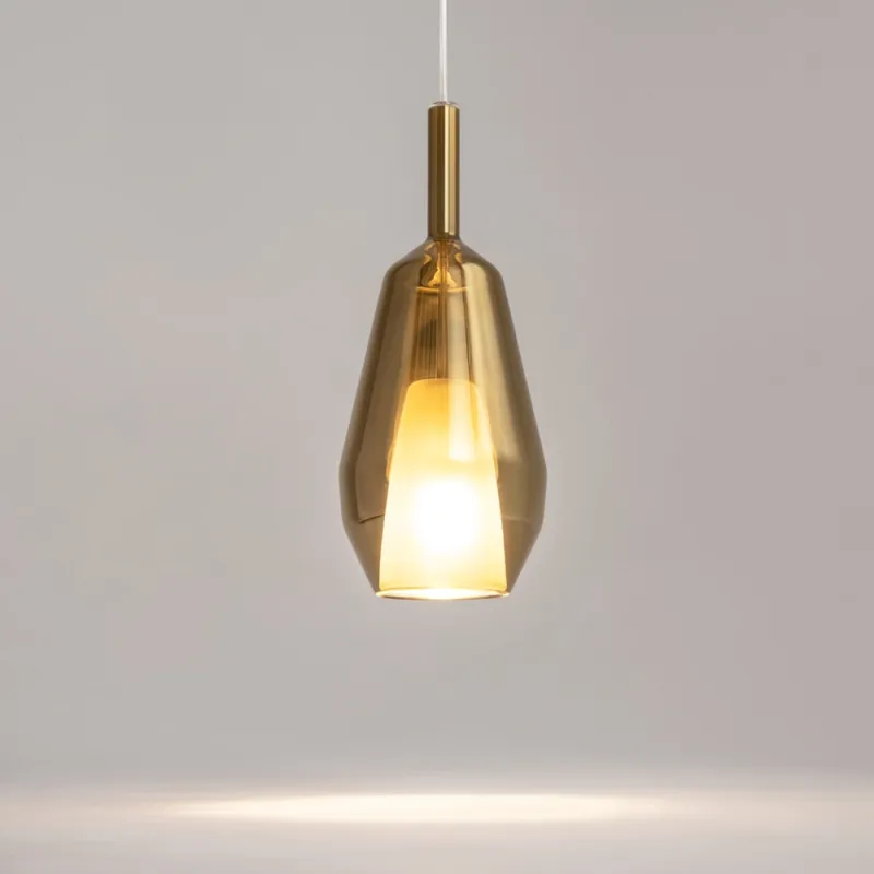 Lampa wisząca szklana modern Duality 16cm złota Maytoni Taniej