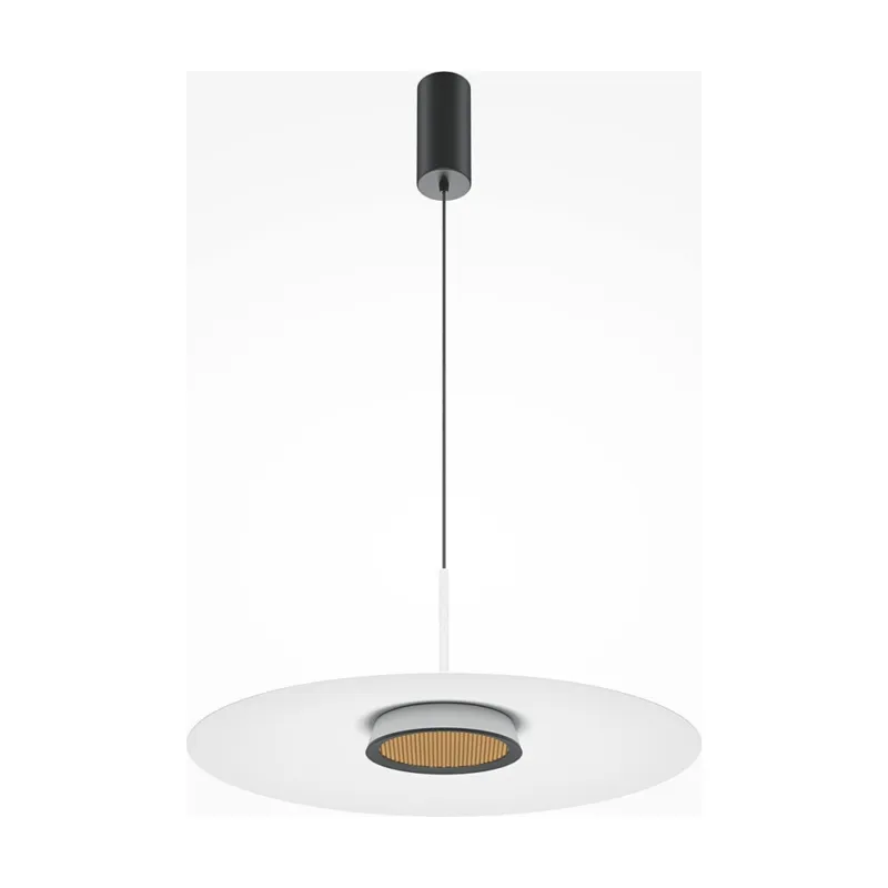 Lampa wisząca z płaskim kloszem El LED 50cm biała Maytoni Niska cena
