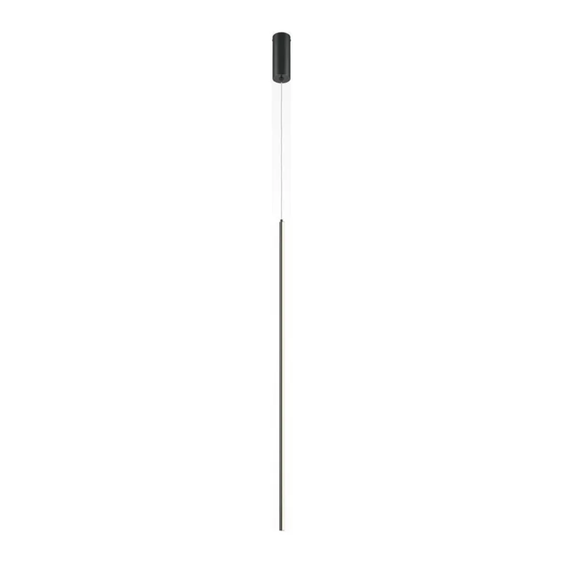 Szybka wysyłka Lampa wisząca pionowa minimalistyczna Halo LED 1,7cm H125cm czarna Maytoni