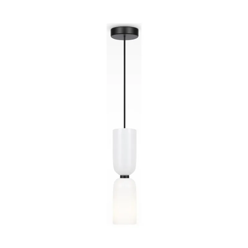 Wybór klientów Lampa wisząca szklana designerska Memory 8cm biała Maytoni