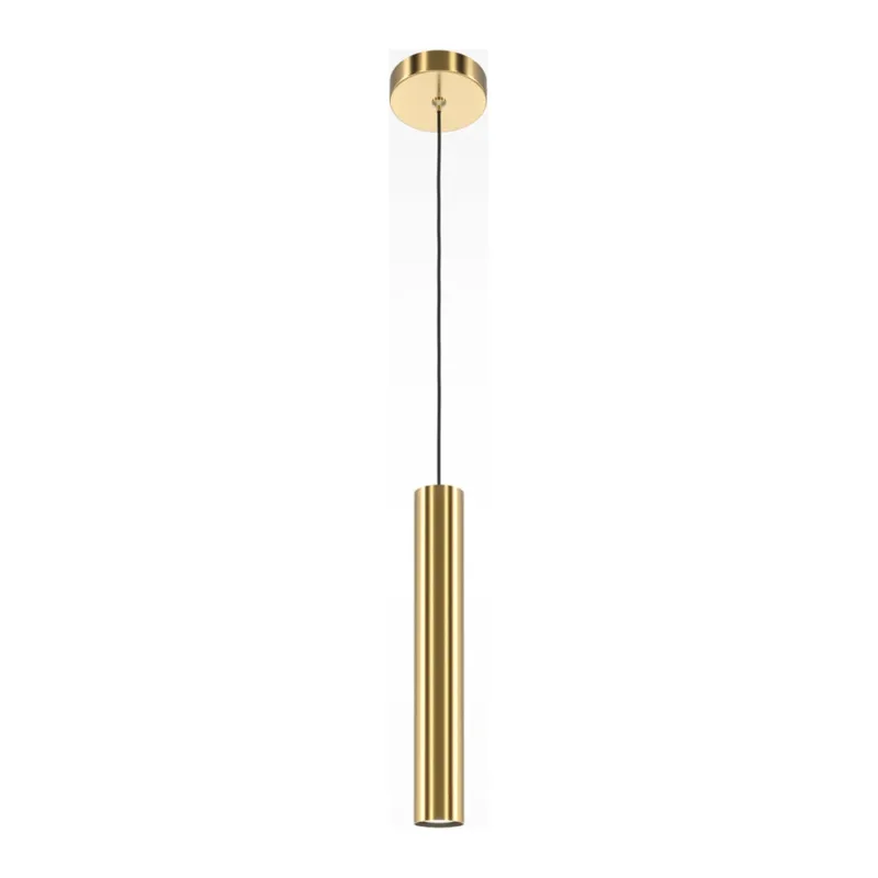 Lampa wisząca tuba Pro Focus 6cm mosiężna Maytoni Nie przegap