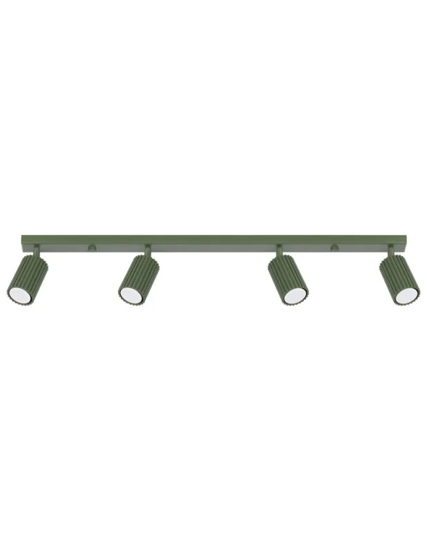 Oferta czasowa Reflektor ryflowany 4 punktowy Karbon Long zielony oliwkowy Sollux