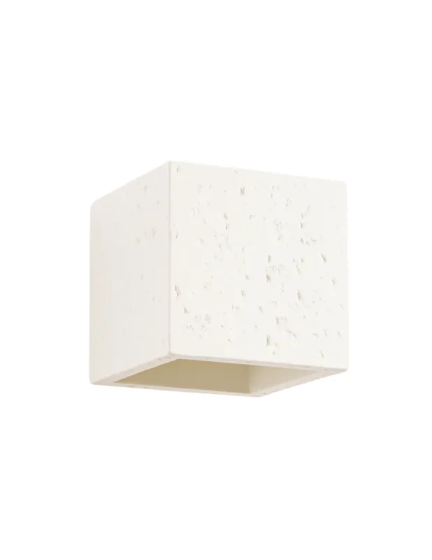 Zniżka Kinkiet betonowy góra-dół Quad 10cm beżowy Sollux