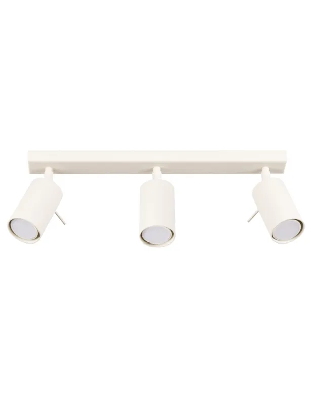 Bestseller Reflektor sufitowy 3 punktowy Ring Long beżowy Sollux