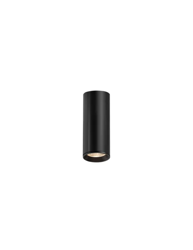 Lampa spot tuba Barlo 6cm H14cm czarna Kaspa Oferta