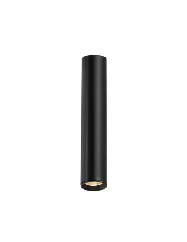 Nowy Lampa spot tuba Barlo 6cm H30cm czarna Kaspa