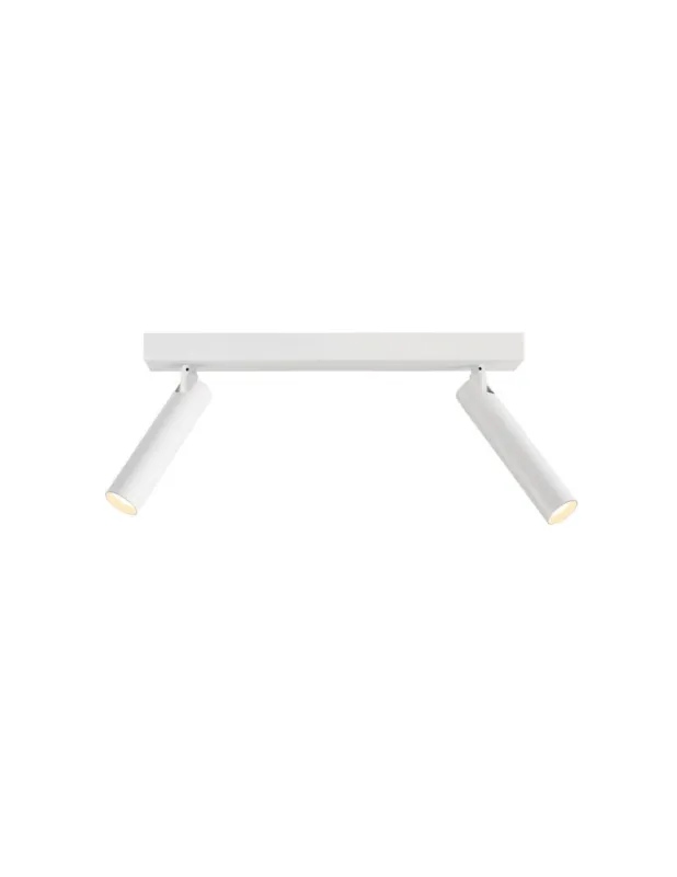 Reflektor sufitowy 2 punktowy minimalistyczny Roll LED biały Kaspa Wysoka jakość