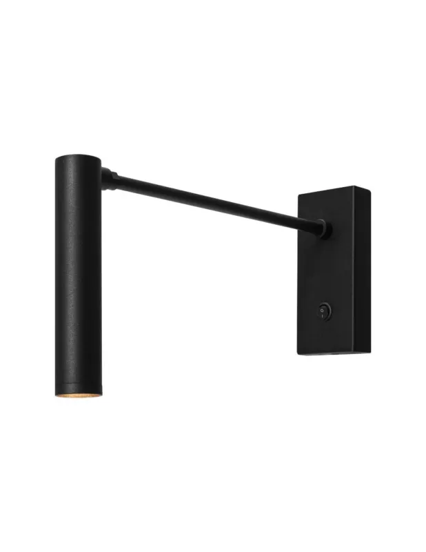 Kup teraz Kinkiet minimalistyczny na wysięgniku Roll LED czarny Kaspa