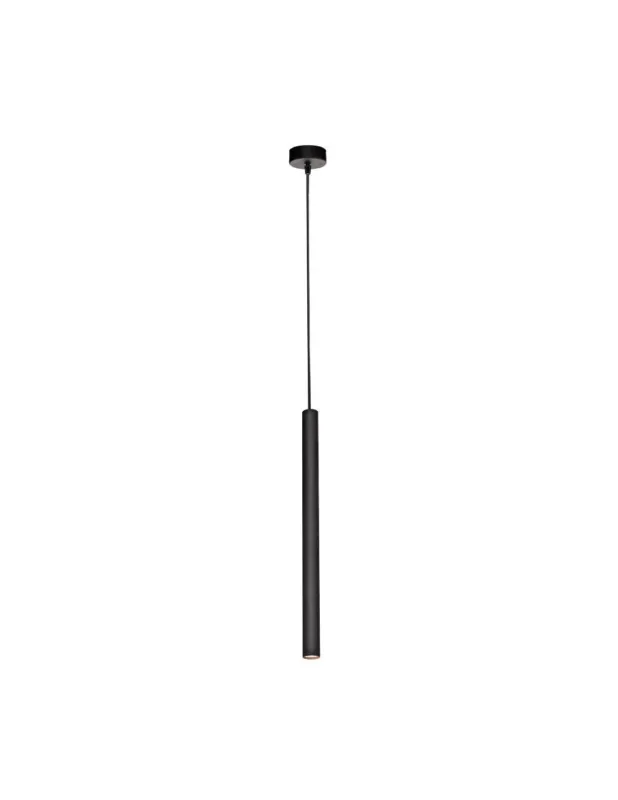 Sprawdź teraz Lampa wisząca tuba Roll LED 10cm czarna Kaspa