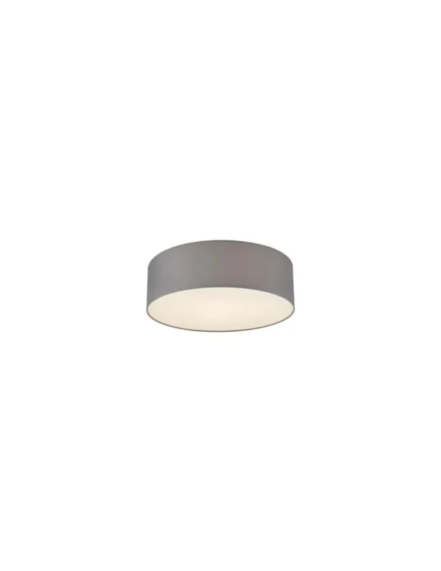 Plafon okrągły materiałowy Space 38cm szary Kaspa Wyjątkowa oferta