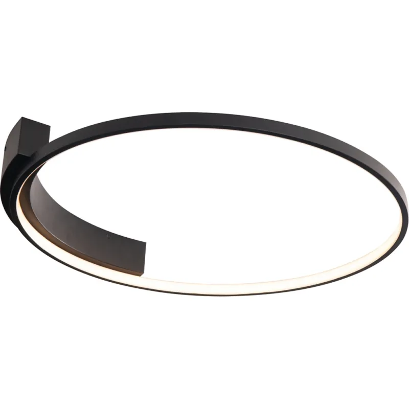 Plafon okrągły nowoczesny Velvet 60 LED czarny MaxLight Nie przegap