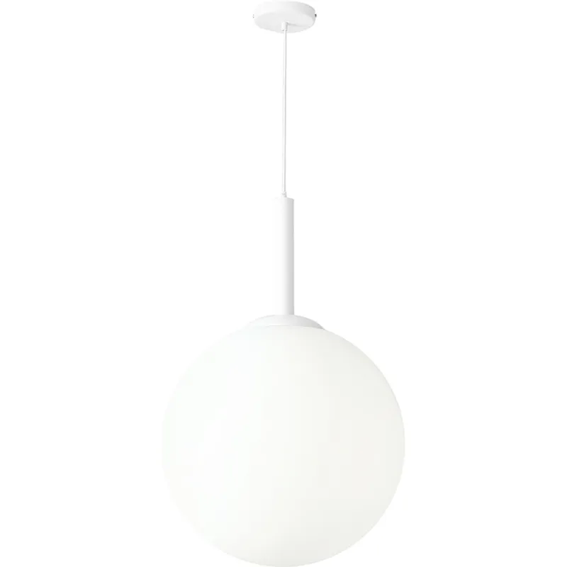 Lampa wisząca szklana kula Bosso White 50 biała Aldex Bezpieczna płatność