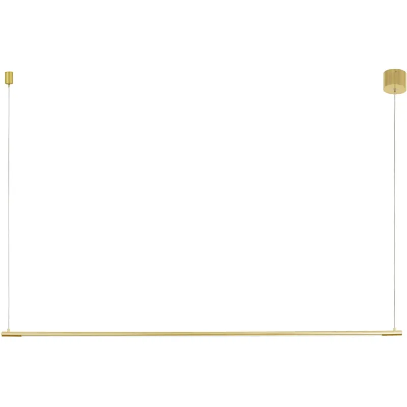 Lampa wisząca podłużna glamour Terral 120 LED mosiądz/złoty Sprawdź teraz