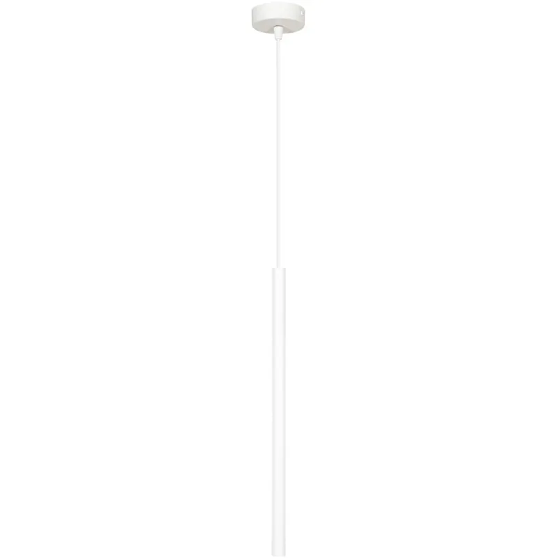 Lampa minimalistyczna wisząca tuba Selter 8 biała Emibig Ostatnia szansa