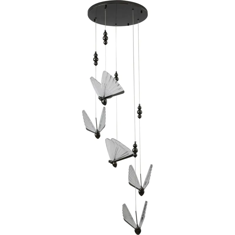 Lampa wisząca designerska Bee V LED czarna Step Into Design Do wyczerpania zapasów
