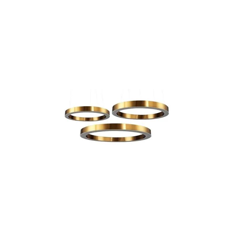 Lampa wiszące okręgi Circles Brass 40+60+80 mosiężna Step Into Design Kup teraz