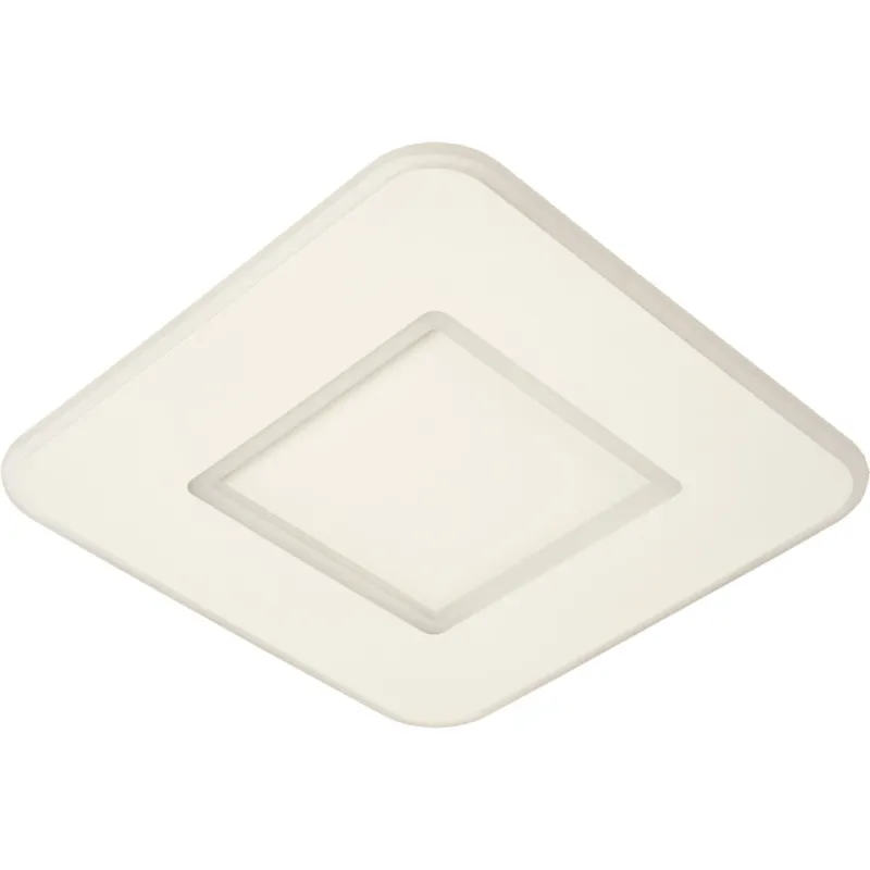 Super okazja Plafon nowoczesny z 3 stopniowym ściemniaczem Axelle Square LED 39,4cm biały Lucide