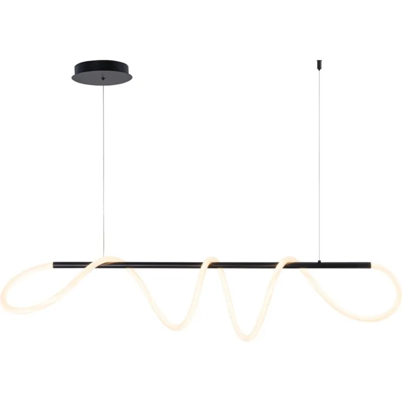 Wybór klientów Lampa wisząca nowoczesna Balbo LED 120cm czarna Zumaline