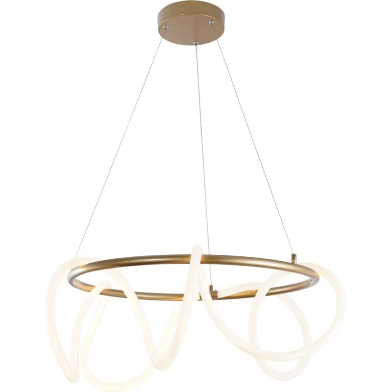 Lampa wisząca nowoczesna Balbo LED 60cm złota Zumaline Zamów teraz