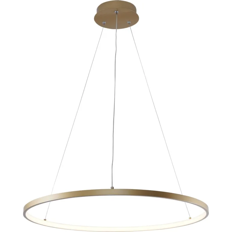 Lampa wisząca okrągła nowoczesna Breno LED 60cm złota Zumaline Szybka dostawa