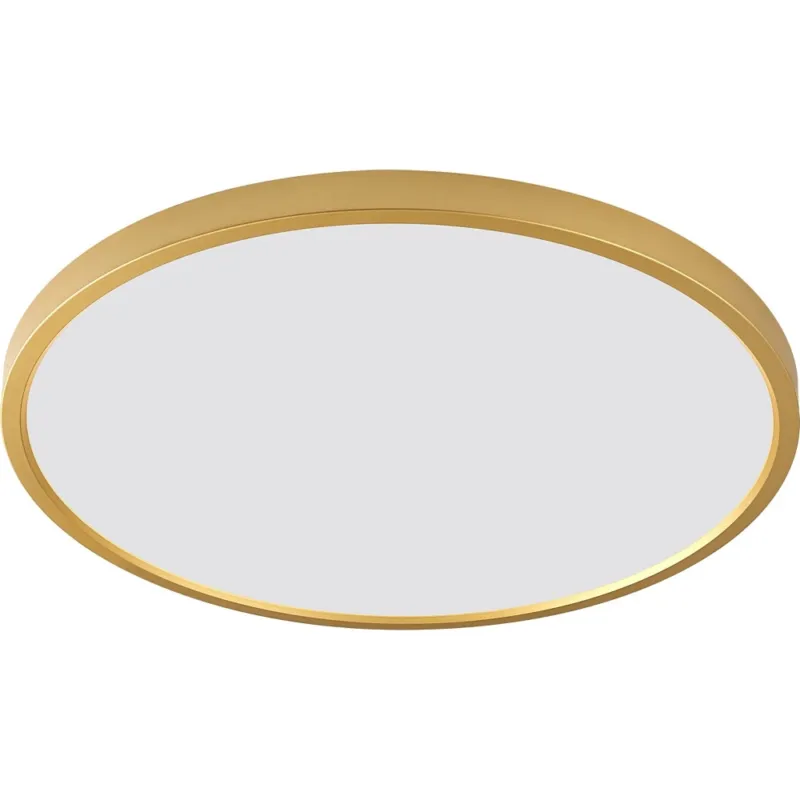 Promocja Plafon okrągły glamour Cami LED 50cm biały / złoty Zumaline