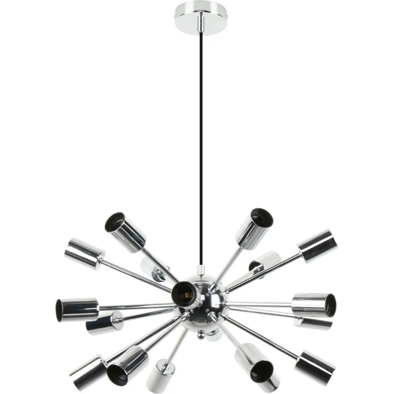 Lampa wisząca 18 punktowa Mandi 46cm srebrna Zumaline Hit cenowy
