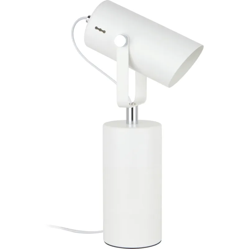 Oferta limitowana Lampa biurkowa regulowana Resi biała Zumaline