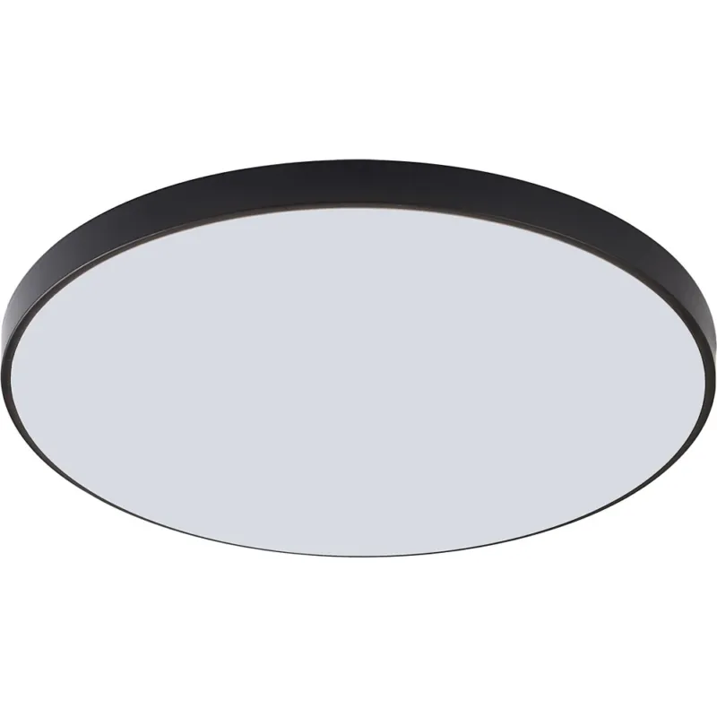 Plafon okrągły minimalistyczny Veri LED 47cm czarny Zumaline Wysoka jakość