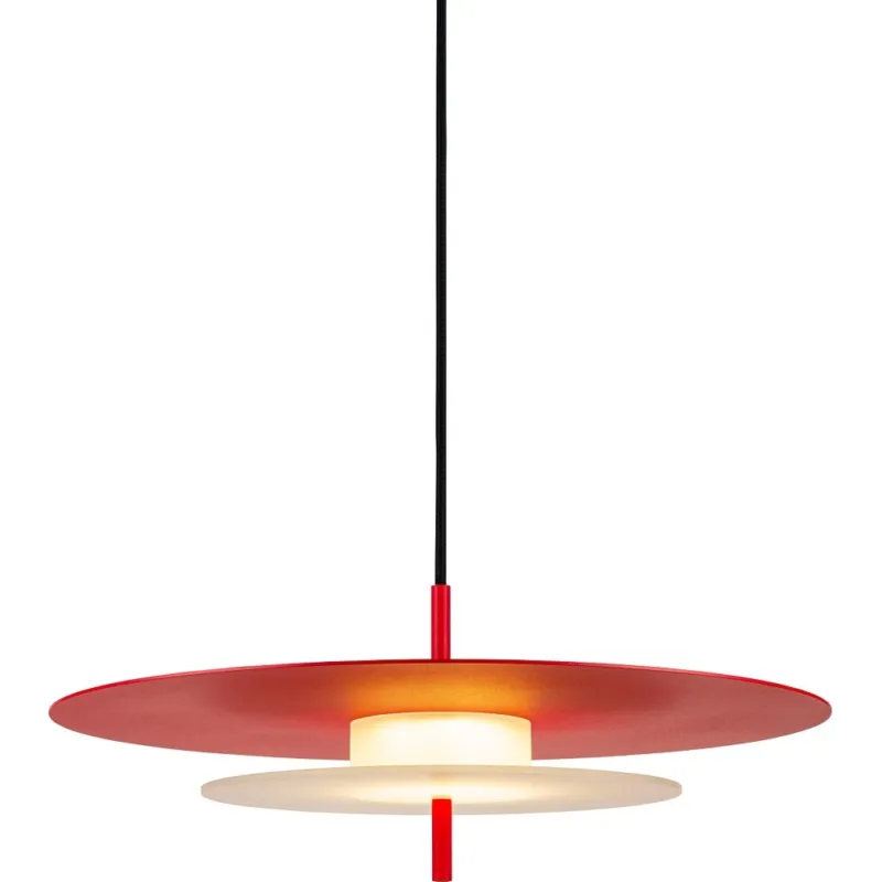 Wyprzedaż Lampa wisząca designerska Aeroplan LED 32cm czerwona LoftLight