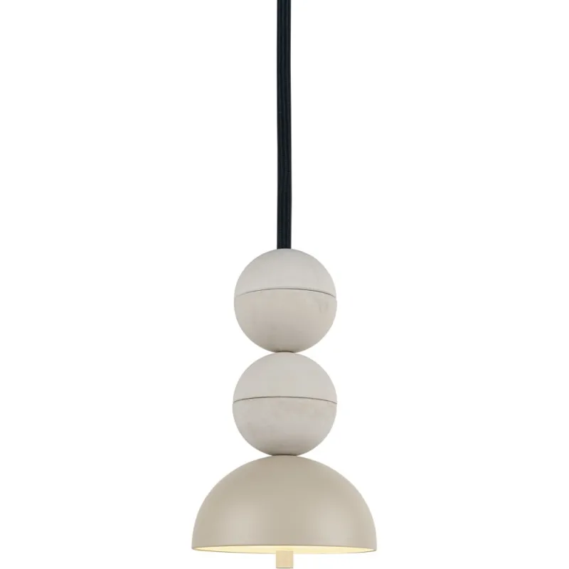 Lampa betonowa wisząca Bosfor 15cm H25,5cm beżowy / naturalny szary Loftlight Wybór klientów