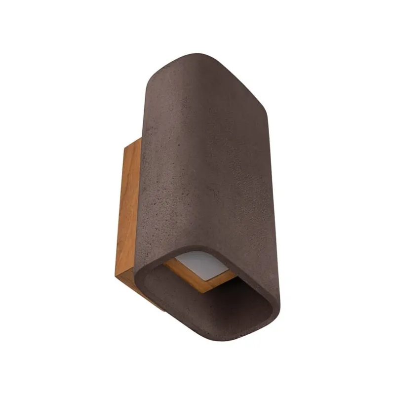Oferta limitowana Kinkiet zewnętrzny betonowy ConTeak LED IP65 brązowy Loftlight