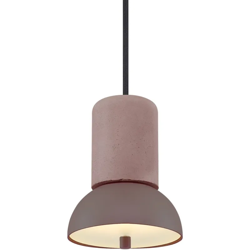 Promocja Lampa wisząca betonowa Giro 15cm fioletowa Loftlight