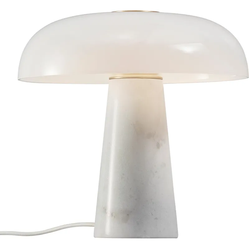 Dostępne od ręki Lampa stołowa marmurowa Glossy opal / marmur DFTP
