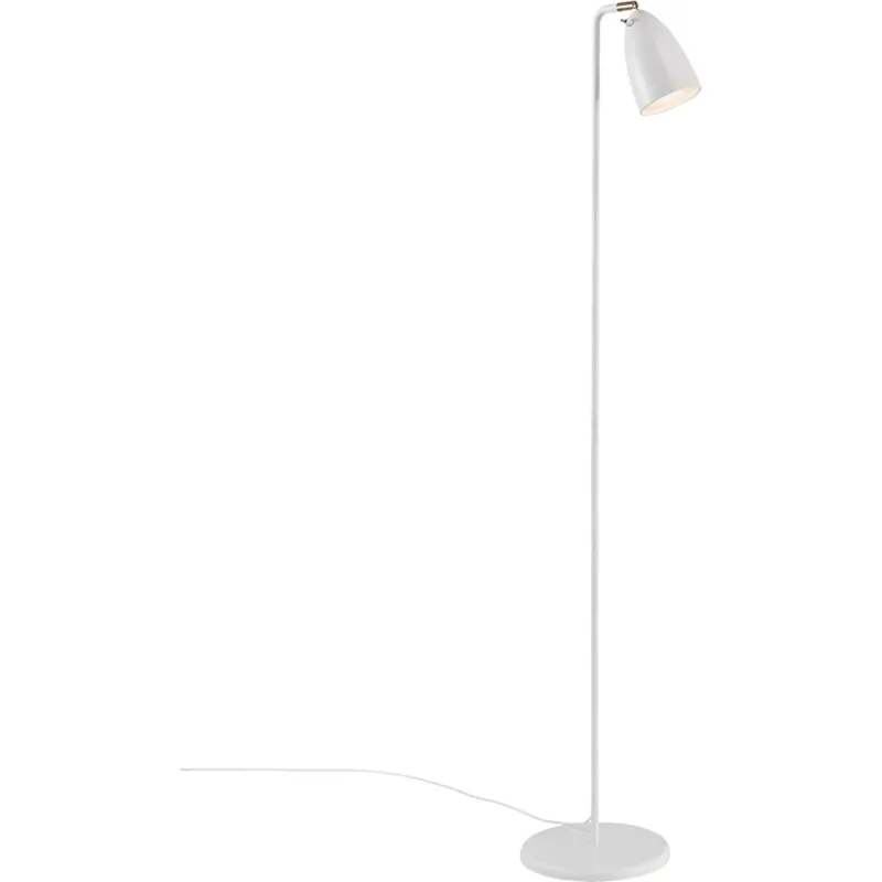 Lampa podłogowa skandynawska Nexus II biała DFTP Łatwy zwrot