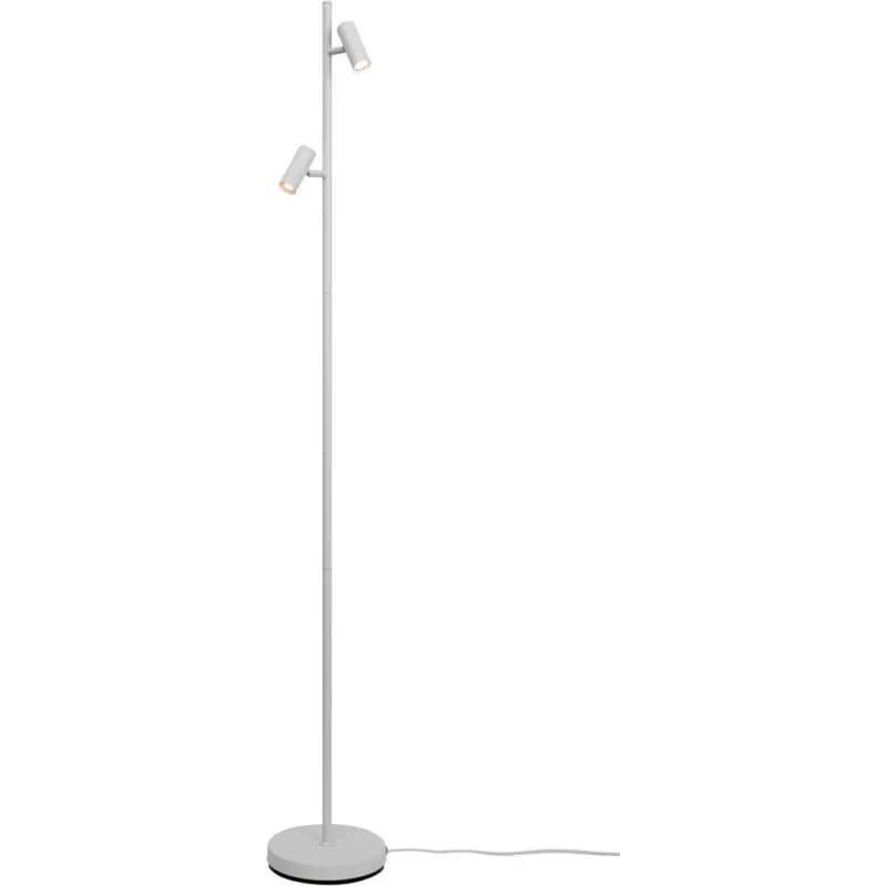 Lampa podłogowa 2 punktowa ze ściemniaczem Omari LED biała Nordlux Cena promocyjna