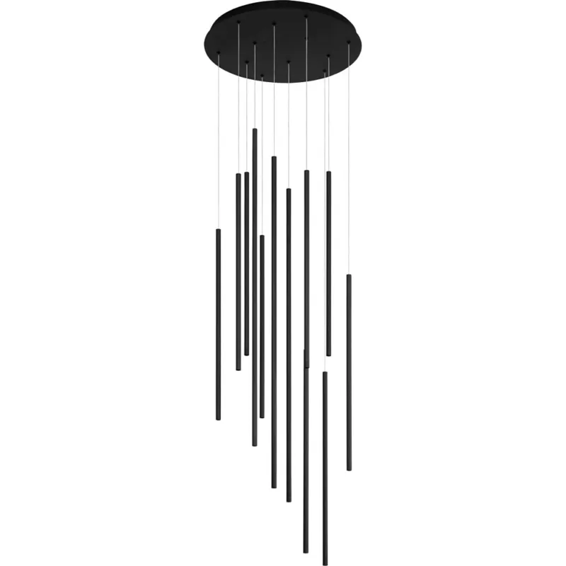 Ostatnie sztuki Lampa wiszące tuby Simple LED 50cm czarna