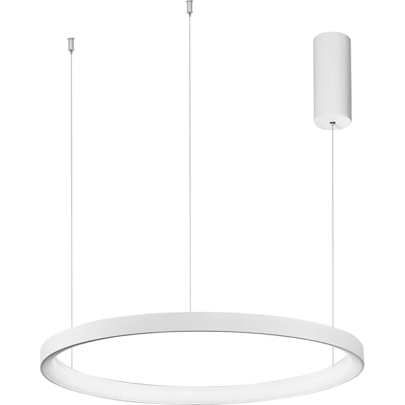 Promocja Lampa wisząca nowoczesna ściemniana Benno LED 58cm biała