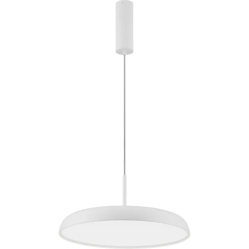 Lampa wisząca minimalistyczna ściemniana Marcus LED 45cm 3000K biała Ostatnia szansa