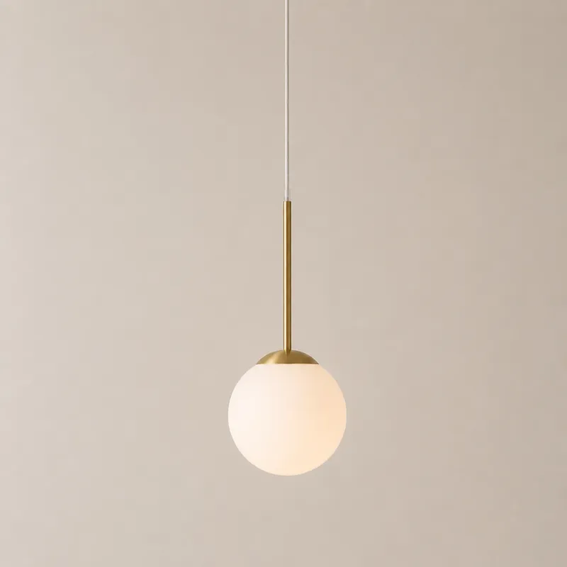 Mosiężna lampa wisząca Bram S Ostatnia szansa