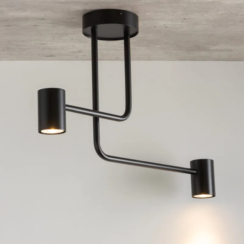 Designerska lampa sufitowa Rosalie 2 z ramionami Ostatnie sztuki