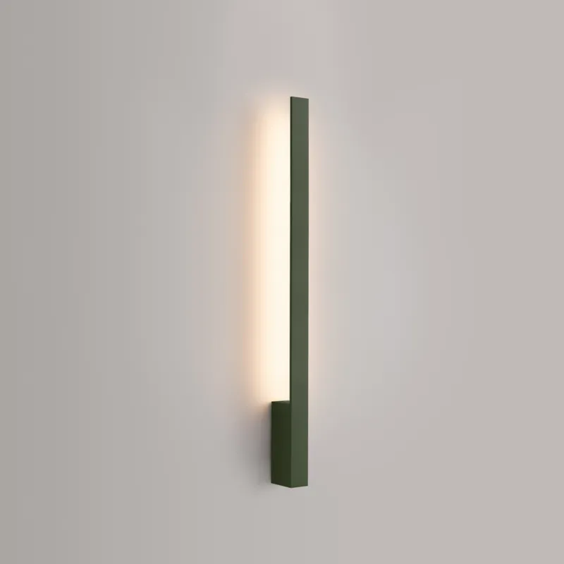 Szybka dostawa Oliwkowa lampa ścienna LED Lahti M